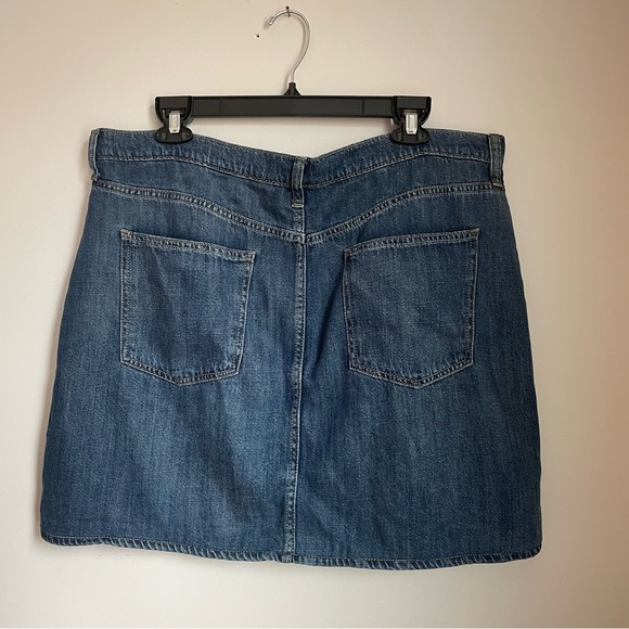 Classic GAP Y2K Denim Mini Skirt Waist Size 34 - Picture 5 of 6